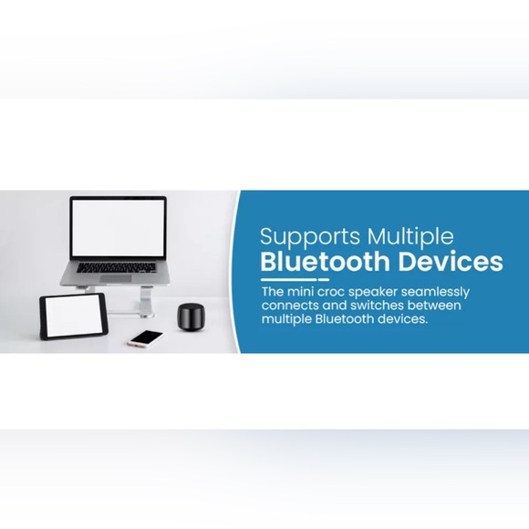 Mini Bluetooth Speaker Croc Charms Wireless (Red) - Picture 7 of 11